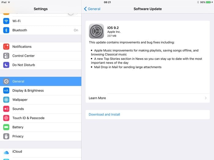 iOS 업데이트