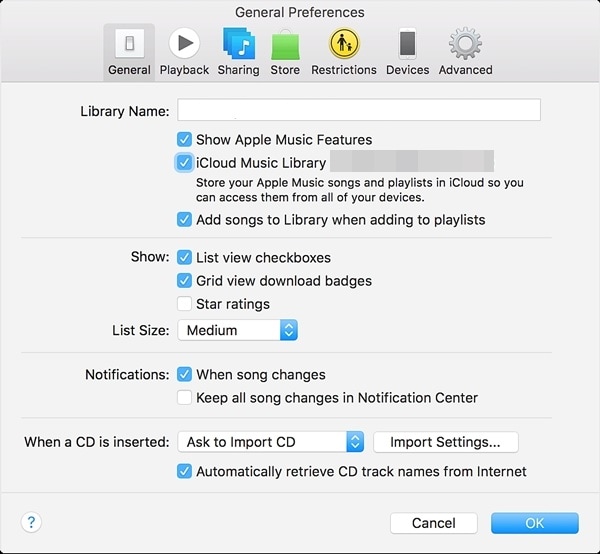 icloud 음악 라이브러리 업데이트