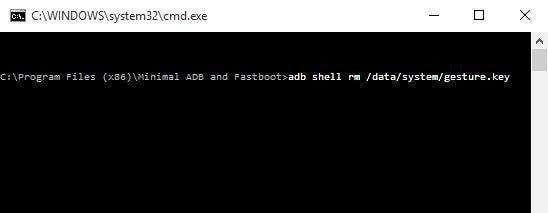 adb κέλυφος rm