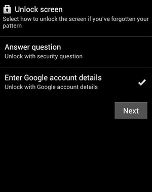 google hesap ayrıntılarını girin