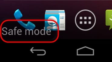android güvenli mod