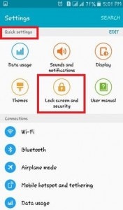 Android-patroonvergrendelingsscherm-toegang instellen Vergrendelscherm en beveiliging