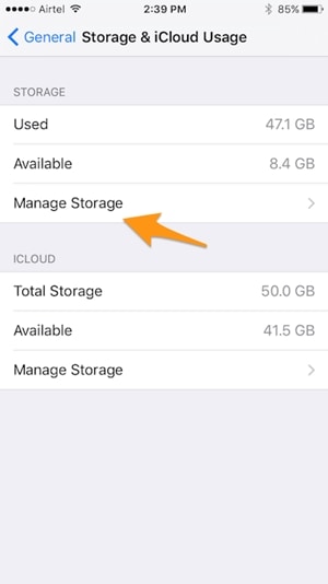 depolama ve icloud depolama