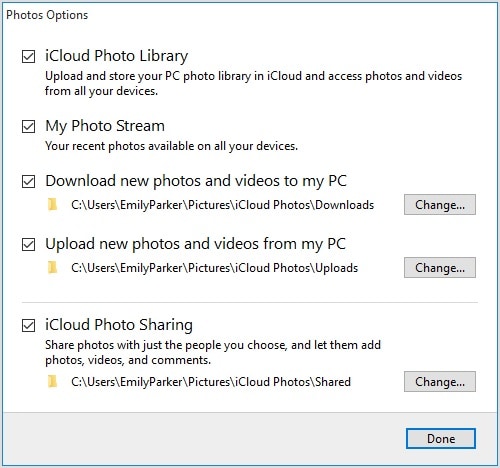 icloud fényképezési lehetőségek