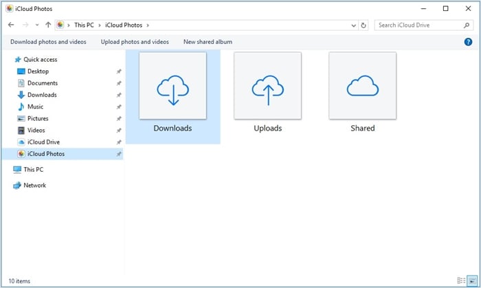 تحميل صور icloud