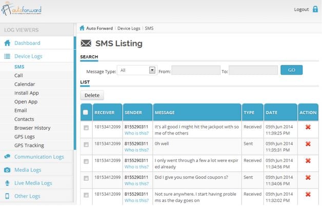 Espionar mensagens de texto de outro iPhone via Encaminhamento Automático