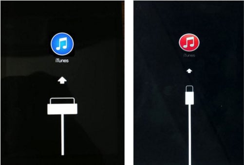 Gendan iPhone/iPad/iPod fra DFU-tilstand - Tryk og hold Hjem-knappen nede
