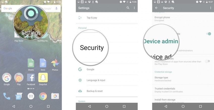 Rastree la ubicación móvil de Android perdida con la instalación ADM de Google Find My Service
