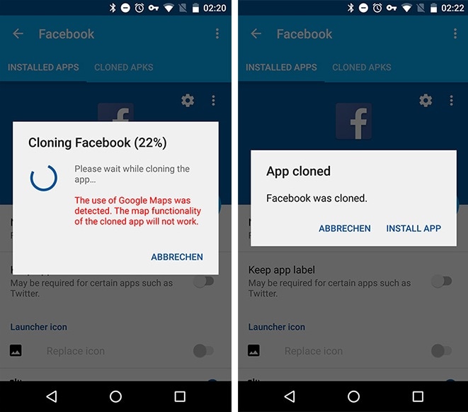 Telefonalkalmazások klónozása – App Cloner