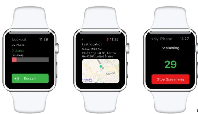 hacer sonar el apple watch durante 20 segundos