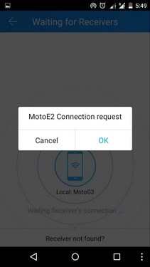 accorder la demande de connexion