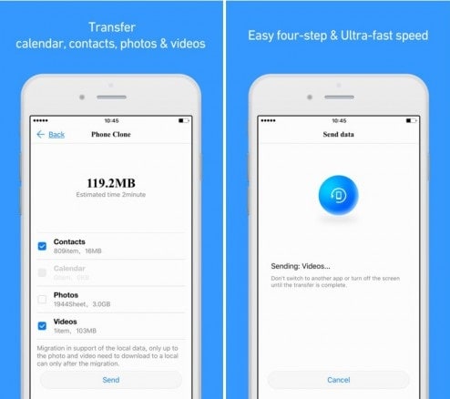 clone de téléphone pour iphone