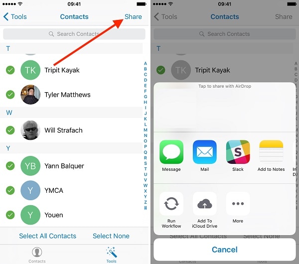 överför kontakter från iphone till iphone utan itunes med bluetooth