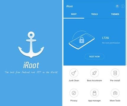 iRoot apk per eseguire il root di Android 4