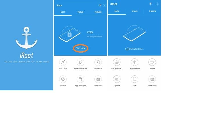 eseguire il root di Android 4 con iRoot