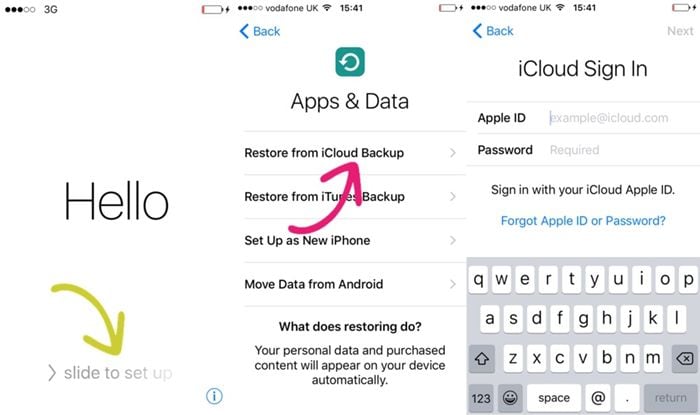 partager des contacts iphone sur iphone via icloud