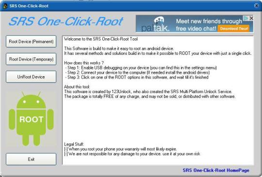 Software SRS Root per PC