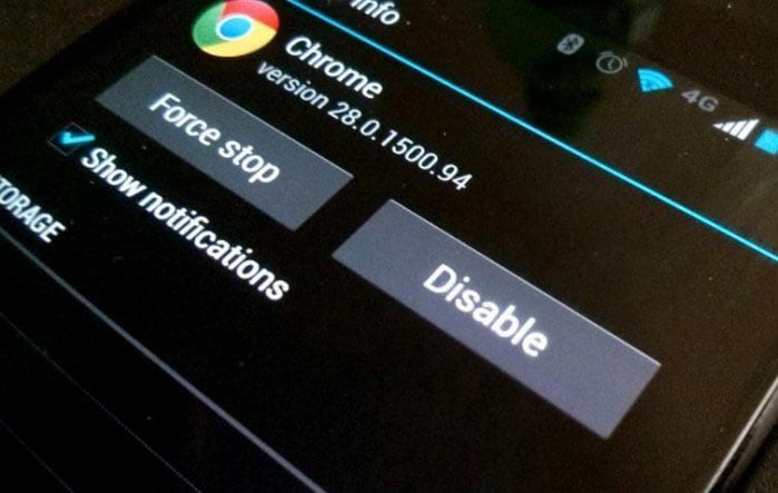 تعطيل التطبيقات المثبتة مسبقًا
