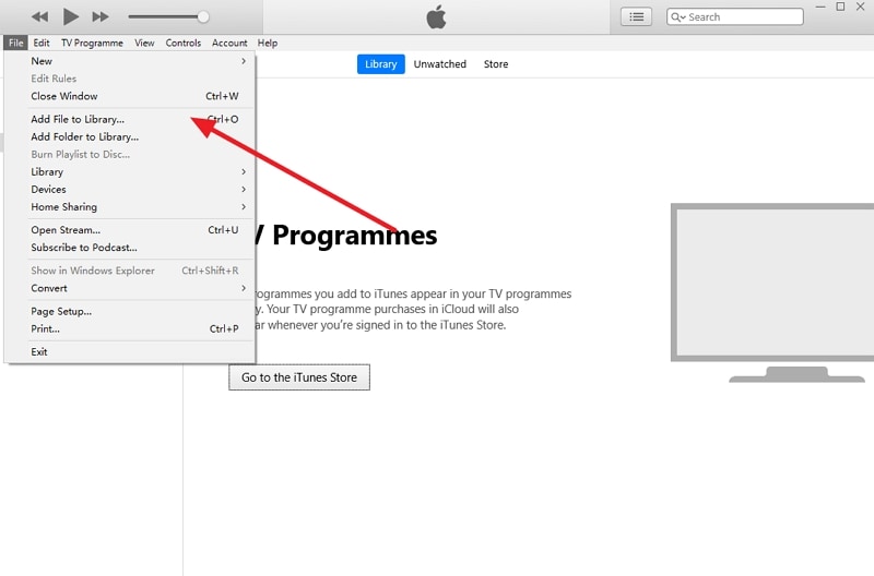 aggiungi file musicali alla libreria di iTunes