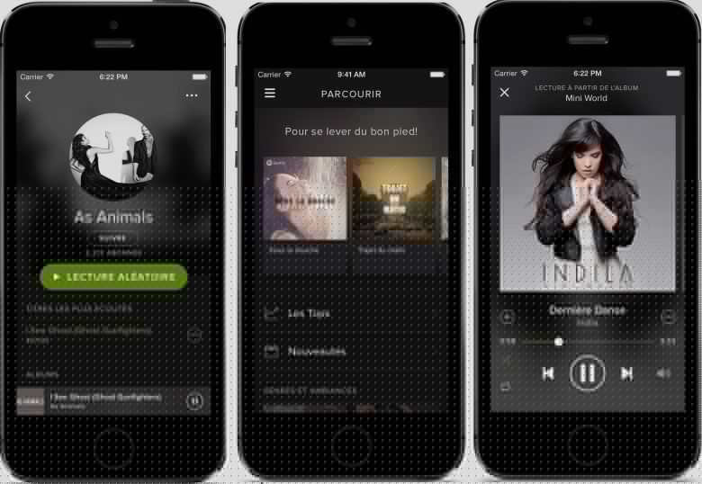 dalok letöltése iphone-ra spotify segítségével