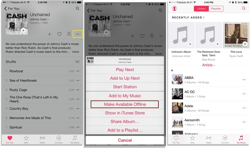 ajouter de la musique sur iphone depuis apple music