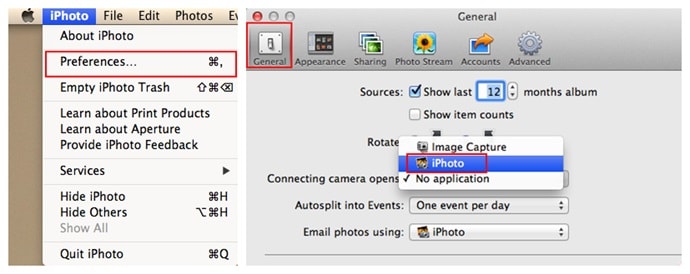 avviare iphoto su mac