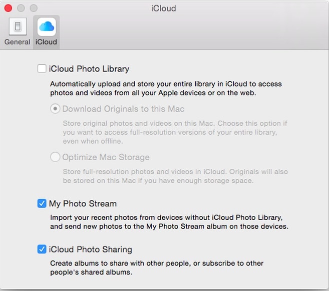 configura icloud su mac