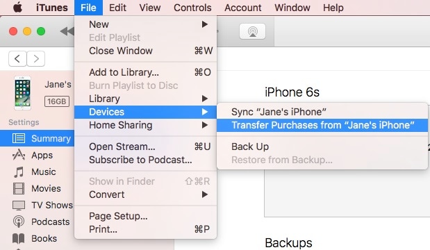 μεταφορά μουσικής που έχετε αγοράσει από το iPhone στο iTunes