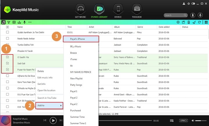 gedownloade muziek overzetten naar iphone