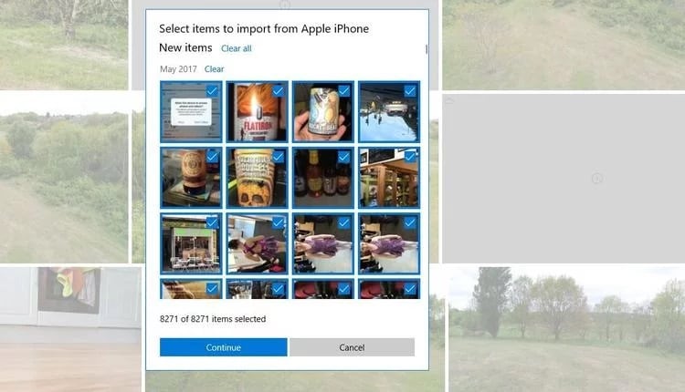 importa foto su windows 10 da iphone