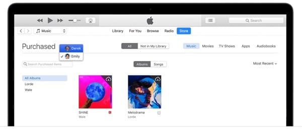 κοινή χρήση μουσικής στο iPhone χρησιμοποιώντας το οικογενειακό κοινό