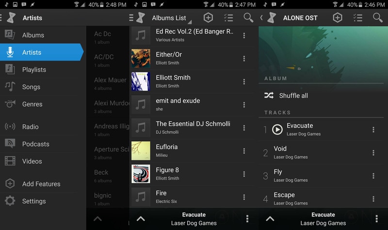 Musik-App für S9/S20 - doubletwist