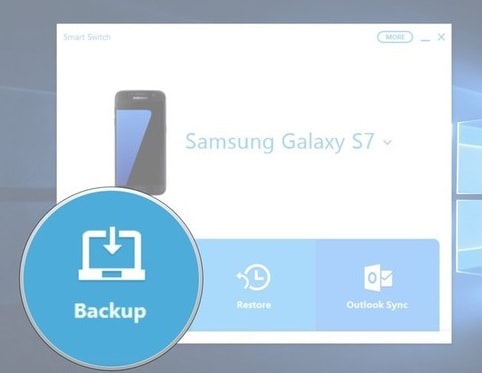 backup galaxy S9/S20 til pc ved hjælp af smart switch