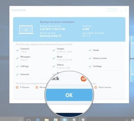 backup samsung S9/S20 til pc ved hjælp af smart switch