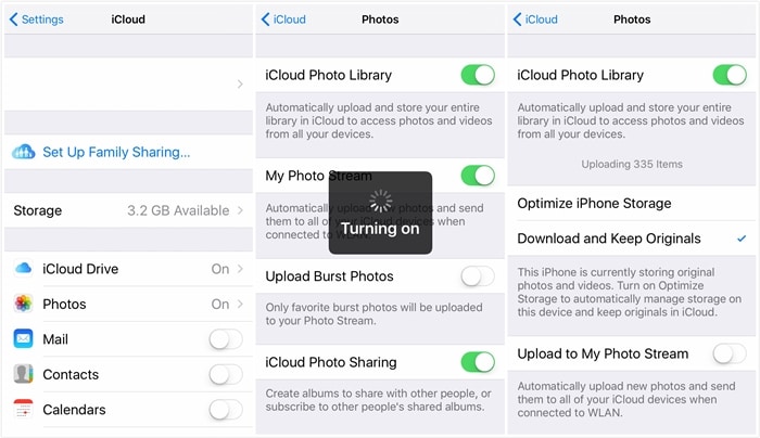 synkroniser billeder fra mac til iphone ved hjælp af icloud fotobibliotek
