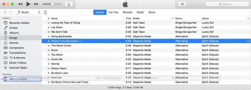 manuellt få musik från ipod med itunes