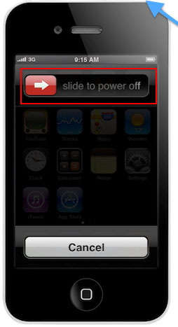 hur man sätter iphone i dfu-läge-Stäng av iPhone