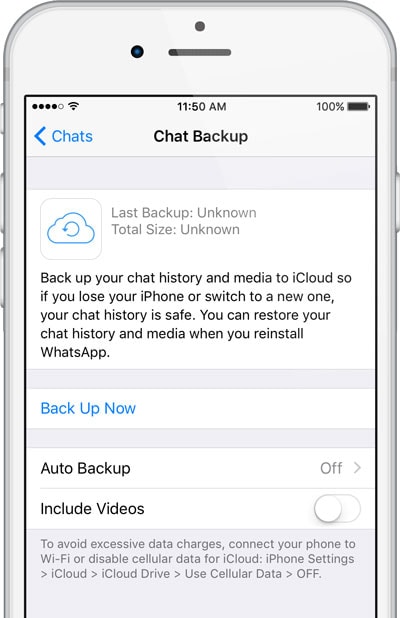 Sikkerhetskopier og gjenopprett WhatsApp-meldinger direkte