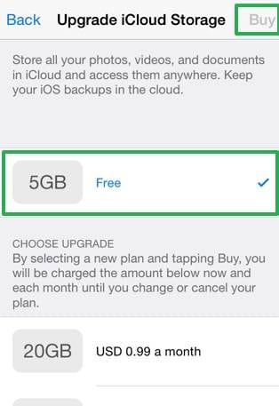 iCloud-Speicherplan kündigen