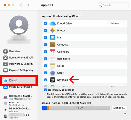 icloud kulcstartó