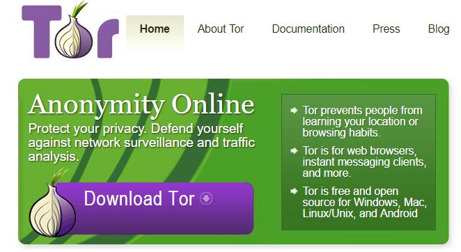 使用 Tor 浏览暗网