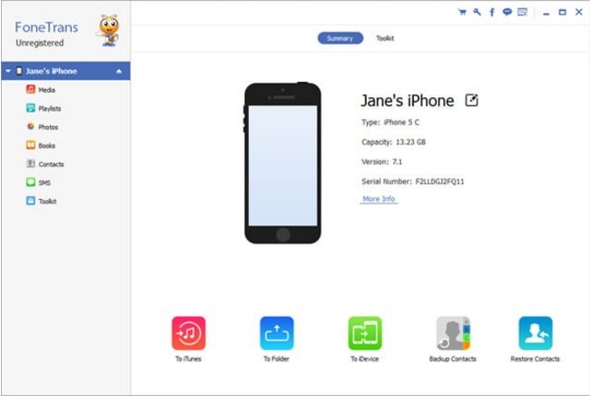 Breng boeken over van iPad naar computer met behulp van apps van derden - FoneTrans
