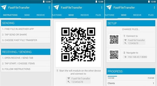 Android-apps voor bestandsoverdracht - Snelle bestandsoverdracht