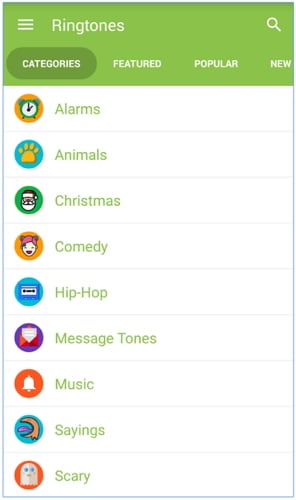 Приложения для рингтонов для Android - Мелодии уведомлений