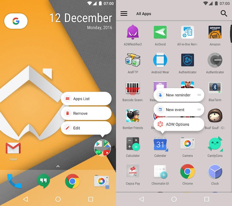 Android Oreo-Update-Alternative: adw