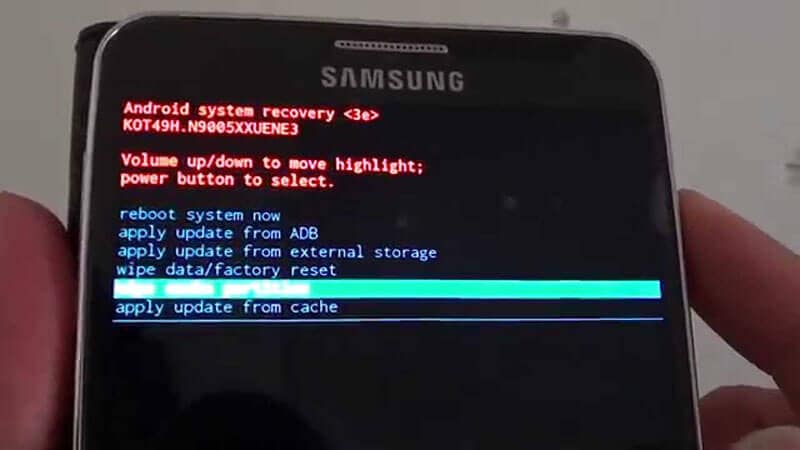 Wi-FiがAndroidで機能しない-パーティションをクリアする