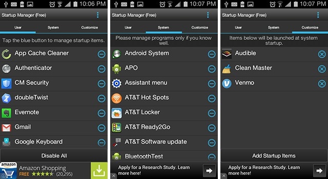 Androidin uudelleenkäynnistyssovellus