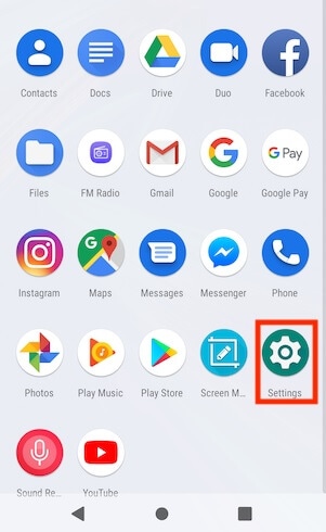 Android-indstillinger