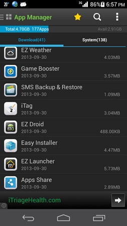 android applikationsadministrator