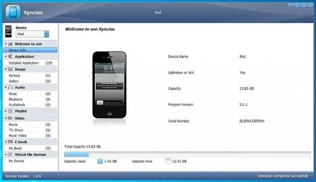 hvordan overføre apper fra iPad til iPad - SynciOS